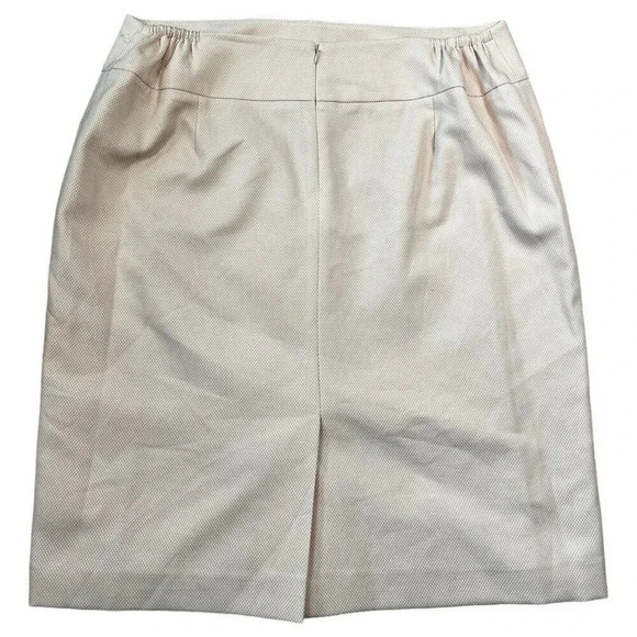 Le Suit Skirt Pink Lt Blossom/white Lined Size 16W Suit Separates Knee Length - Picture 3 of 10